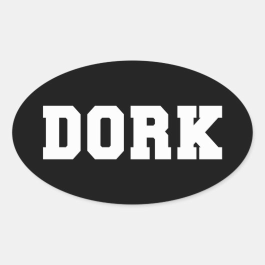 STICKER OVALE DORK (Devant)