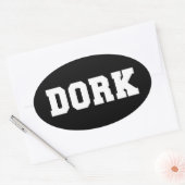 STICKER OVALE DORK (Enveloppe)