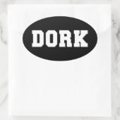 STICKER OVALE DORK (Sac)