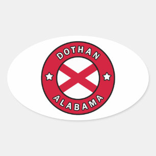 Sticker Ovale Dothan Alabama