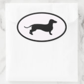 Sticker Ovale doxie (Sac)