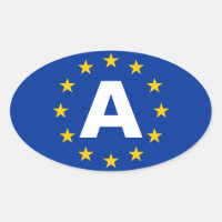 Drapeau de l'Union européenne "A"