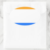 Sticker Ovale Drapeau du prince (Sac)