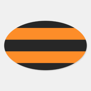 Sticker Ovale Drapeau du ruban de St George - Георгиевс