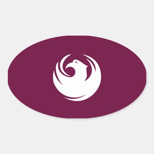 Sticker Ovale Drapeau FOUR Phoenix (Devant)