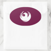 Sticker Ovale Drapeau FOUR Phoenix (Sac)