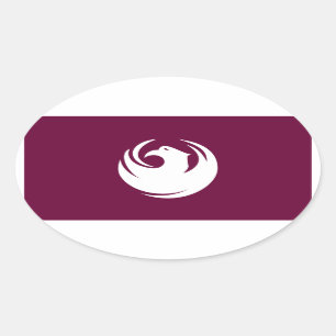Sticker Ovale Drapeau FOUR Phoenix
