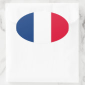 Sticker Ovale Drapeau national (Sac)
