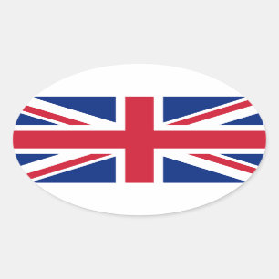 Sticker Ovale Drapeau national du Royaume-Uni
