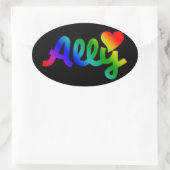 Sticker Ovale Droits gays ALORS (Sac)