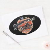 Sticker Ovale Dropcycles (Enveloppe)