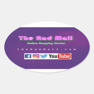 Sticker ovale du centre commercial Rad Mall