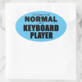 Sticker ovale du Lecteur Clavier Normal (Sac)