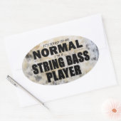 Sticker ovale du lecteur de basse à chaîne normale (Enveloppe)