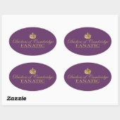 Sticker Ovale Duchesse de Cambridge Fanatic (Feuille)