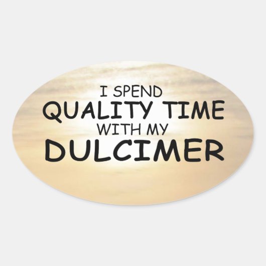Sticker ovale Dulcimer (Devant)