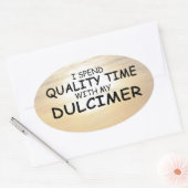 Sticker ovale Dulcimer (Enveloppe)