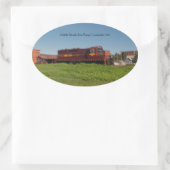 Sticker Ovale Duluth Mesabi Iron Range Locomotive 316 (Sac)