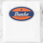 Sticker Ovale Dumbo (Sac)