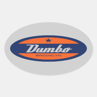 Sticker Ovale Dumbo