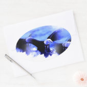 Sticker Ovale Eagle (Enveloppe)