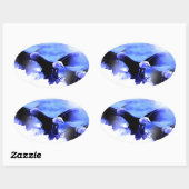 Sticker Ovale Eagle (Feuille)