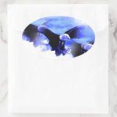 Sticker Ovale Eagle (Sac)