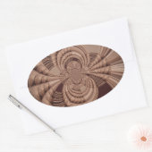 Sticker Ovale Earthy Hakuna Matata (Enveloppe)