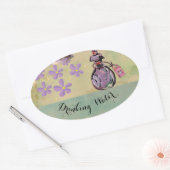 Sticker Ovale eau potable (Enveloppe)