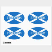 Sticker Ovale Ecosse (Feuille)