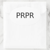 STICKER OVALE ÉCRAN PREPPER (Sac)