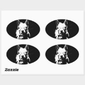 Sticker Ovale Écureuil (Feuille)