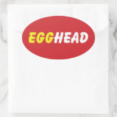 STICKER OVALE EGGHEAD (Sac)