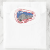 Sticker Ovale El Capitan (Sac)