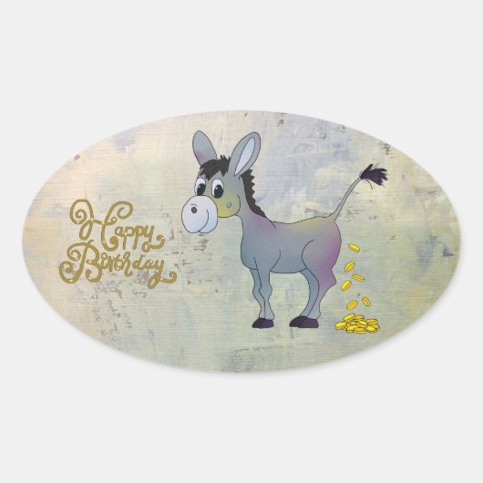 Sticker Ovale El doré (Devant)