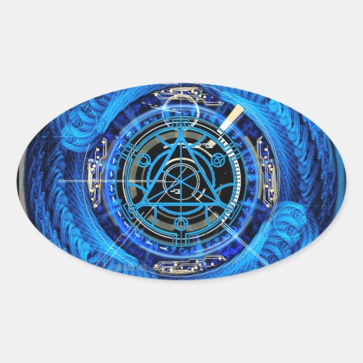 Sticker Ovale Eldritch Esoteric (Devant)