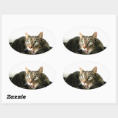 Sticker Ovale Elvis (Feuille)