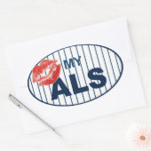 Sticker Ovale Embrasser ma ALS2 (Enveloppe)