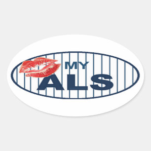 Sticker Ovale Embrassez mon ALS2