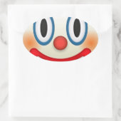Sticker Ovale Emoji Clown (Sac)