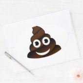 Sticker Ovale émoticône (Enveloppe)