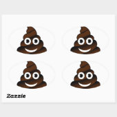 Sticker Ovale émoticône (Feuille)