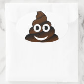 Sticker Ovale émoticône (Sac)