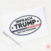 Sticker Ovale Empêcher Trump (Enveloppe)