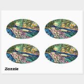 Sticker Ovale Encelade (Feuille)