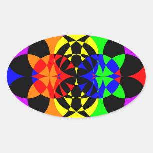 Sticker Ovale Energize par Kenneth Yoncich