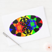 Sticker Ovale Energize par Kenneth Yoncich (Enveloppe)