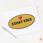 Sticker Ovale Enfants errants [autocollants] (Enveloppe)