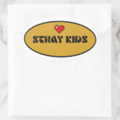 Sticker Ovale Enfants errants [autocollants] (Sac)