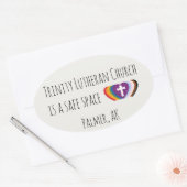 Sticker Ovale Ensemble d'autocollants Trinity Safe Space (Enveloppe)
